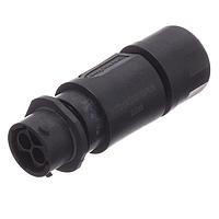 Amphenol SINE Systems RTS1BS12N2P03 ຕູ້ຕໍ່ຕ່າງໆ Inline Receptacle 2+2 POS SZ 12 Pin