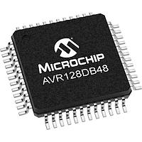 Microchip Technology AVR128DB48T-E/PT MCUs 128KB, 8KB RAM, 48p, 24MHz, 3xOPAMP, MVIO, 12b ADC, 3xZCD, DAC, UART, 2xSPI, TWI