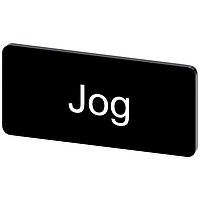 SIEMENS 3SU19000AC160DE0 ແຜ່ນຕິດສະຫຼາກ, Jog INSCR. ສະຫຼາກ, ສີດໍາ 12.5 X 27MM, JOG