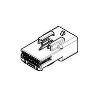 AMP Connectors - TE Connectivity 1379675-1 ກອງປົງ Tab 12W TAB HSG ASSY ສີດຳ
