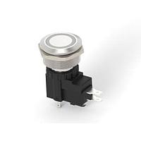 Alcoswitch - TE Connectivity 2-2364700-1 ປຸ່ມກົດສະຫນອງ AVH25 FLT SS MT RNG R&G 12V16A