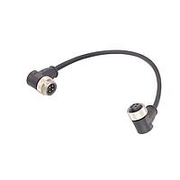 HARTING 21349899496020 ເຄັບເລີຂ່າຍ Ethernet / ເຄັບເລີຂ່າຍເຄືອຂ່າຍ 7/8" 4PIN MALE RA DBL END 2.0M PUR