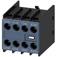 SIEMENS 3RH29111XA310MA0 ສະຫນອງຄວບຄຸມ AUX.SWITCH BLK,FRONT,3NO+1NC, CURR.PAT