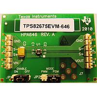 Texas Instruments TPS82675EVM-646 ຕົວຄວບຄຸມແຮງແຟງ - ຕົວຄວບຄຸມສະຫວັດ TPS82675 Eval Mod