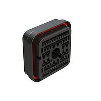 Amphenol SINE Systems ARB16-48SBR-L018 ຕົວເຊື່ອມຕໍ່ 48 ຕໍ່ຕຳແໜ່ງ, ການປິດກະບອງຂະໜາດຫຼຸດລົງ, ກະບອງປຸ່ມ B, ສີດໍາ