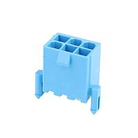 Molex 172447-0604 Headers Mini-Fit Versa Color Hdr, DR, Vrt, w/Peg 4Ckt SN GW ສີຟ້າ
