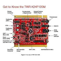NXP TWR-K24F120M ແຜງພັດທະນາລະບົບຫຼັກສູດ Tower System Development Board ສໍາລັບ Kinetis K24 (256 KB Flash) MCUs