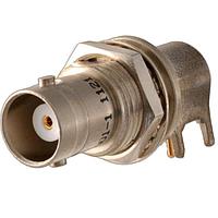 Trompeter / Cinch Connectivity Solutions 6-0001-1 ຂໍ້ຕໍ່ BNC R/A Blkhd Jack 75 Ohm ບອດມັນທ໌