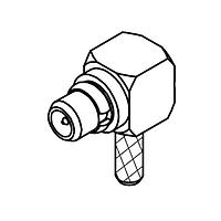 Molex 73414-0350 ຕູກຕໍ່ RF MMCX PLUG 50 OHM R/A 1.37 CABLE