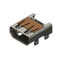 EDAC 694H319-562-211 HDMI HDMI ປະເພດ-D 15µ" ການຊຸດທາງອອກ Au ມຸມຂວາ SMT LCP ຕົວປ້ອງກັນ ສີດຳ