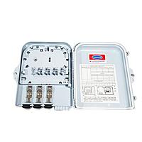Bud Industries FBR-11607 ກະຕ່າການຈັດຈໍາໜ່າຍ Fiber-Optic Distribution Box, 8-Core (8.8 X 7.1 X 1.9 In)