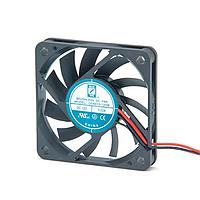 Orion Fans OD6010-12HB01A ພັງລົມ DC Axial, 60x60x10mm, 12VDC, 21CFM, 0.25A, 36dBA, Ball, Wire, Open Collector Tach