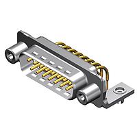 Molex / FCT 173109-0204 ຕໍ່ຕໍ່ D-Sub - ຄວາມໜາແຮງມາດຕະຖານ FCT DSUB RA PC PLG 09 PN W/JKPOST