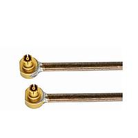 Johnson / Cinch Connectivity Solutions 415-0502-012 ການປະກອບສາຍ RF CABLE ASSY, R/A SMP FEMALE TO R/A SMP FEMALE, .086" SEMI-RIGID CONFORMABLE