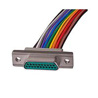 Dura-Con / Cinch Connectivity Solutions DCCM100S6J5-36.0BN-X2S ຕິດຕໍ່ Micro-D D-Sub MicroD Space Screend 100 pos rcpt ສາຍ ETFE