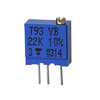 Vishay Sfernice T93YA502JT20 ອຸດສາຫະກຳ ຂະໜາດ 3/8" SQ 5Kohms 5% ຫຼັກຫຼາຍການຫຼັກຫຼາຍ