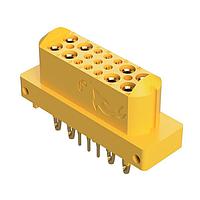 Amphenol Positronic GFSH89F93H/AA ຕົວເຊື່ອມຕໍ່ພະລັງງານຄວາມຫນາບຜົນປະສົບປະສານ, ຂະໜາດ 8 ຂອງ 16 ແລະ ຂະໜາດ 9 ຂອງ 22 ຕິດຕໍ່, ປະຕູປະຕົວ (ຍິງ), ການກົດຕິດ