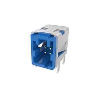 Amphenol Commercial Products HSCHD02BR1001R ຕ່າງຫຼັກຕ່າງລົດ HSC Series / ຂ້າງ PCB Side Header / B Code / R/A Dip / ສີຟ້າ / 0.15um Au/Tape & Reel