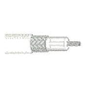 Belden 83284 009500 ສາຍສະເພັງ Coaxial 26AWG 1C SHIELD 500ft SPOOL ສີຂາວ