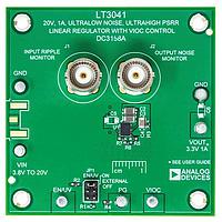 Analog Devices DC3158A ບອດທົດລອງຕົວຄວບຄຸມແຮງໂຕລະດັບເສຍສະຕິກລີນຽຣ LT3041
