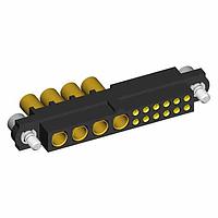 Harwin M80-4D11205F2-04-325-00-000 ຕົວເຊື່ອມພະລັງງານຫນັກ 12+4 ຕໍ່ຕົວ ຍິງ 22AWG+12AWG ຊຸດສາຍສື່ອມຕໍ່, ນັກຍຶດດ້ວຍກະແຈ