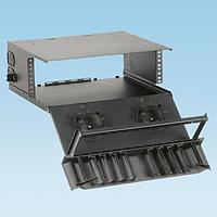 Panduit FCE4U ກອງປົກຄຸມ, ກະເປົາ, ແລະ ກ່ອງ ກອງປົກຄຸມເສັ້ນໃນລະບົບຕັ້ງຕົ້ນ Rack Mount Fiber Enclosure 4 RU