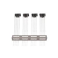 AMP Connectors - TE Connectivity 4-2338495-1 ກະຕ່າງປະກອບ 1x4 ອີເມອາຍສປຣິ້ງ 4LP