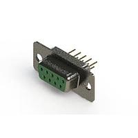 EDAC 628-M09-321-GN1 ຕົວເຊື່ອມ D-Sub - ຕົວເຊື່ອມ D-Sub ປະເພດຄວາມໜາແຮງມາດຕະຖານ ແບບຕັ້ງຕົວຢ່າງຕັດຈັດ