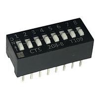 CTS Electronic Components 208-9S ສະຫນາມສະລັບ DIP 9 ສ່ວນສະລັບ SPST