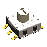 Diptronics RJM3-10R-Q-B ສະຫນັບສະຫນູນການຫຼຽນປ່ຽນ Rotary Type 7*7