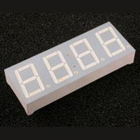 Kingbright CA56-11GWA ຈອງ LED Quad Green 568nm Common Anode