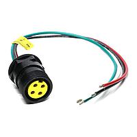 Molex 1300030046 ສາຍພະລັງ AC QC 4P FR 12IN 14/1 PVC LDS