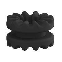 Essentra Components VG-3 ສກຣູແລະອຸປະກອນຢືດ Screw Vibr Grommet, ສີດຳ, ຮູ Hole ຂະໜາດ .250 ນິ້ວ