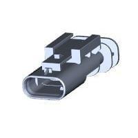 AMP Connectors - TE Connectivity 1-1703494-4 ກອງປະກອບ Tab 3POS,TAB 1.2X0 .6,TAB HSG,ASSY