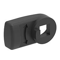 Essentra Components 30402011 ແຣັກແລະຕູ້ແຣັກ Cam ມີຕົກກັນ 0mm ສູງ X 25mm ຍາວ