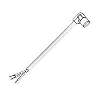 Volex 17537 10 B1 ສາຍພະລັງງານບໍ່ມີປລັກ 18AWG RECP-ST 9FT 10IN (3.0m) ສີດຳ