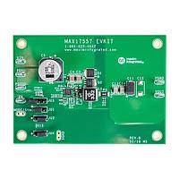 Analog Devices MAX17557EVKIT# ຕົວຄວບຄຸມແຮງແຟງ - ຕົວຄວບຄຸມສະຫນັກ Evkit ສໍາລັບ 60V, ອອກພິມເດັດດຽວ, ຕົວຄວບຄຸມລະດັບລົດລົງທີ່ມີການປະສົມສົມ