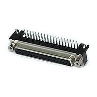 JAE Electronics DCLC-J37SAF-10L9E ຕົວເຊື່ອມ D-Sub - ຄວາມໜາແຮງມາດຕະຖານ CONN D SUB R/A HDR 37 POS SOCKET CONTACT