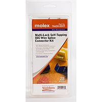 Molex 76650-0049 ຊຸດຕໍ່ສາຍ SOLDERLESS TERM KIT MULTI-LOCK SPL 28PCS