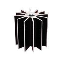 Advanced Thermal Solutions ATSEU-077C-C6-R0 Heatsinks STAR LED Heat Sink, 45mm dia., 18mm, ສີດຳ/ເງິນ Tip