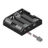 Keystone Electronics 2478CN ຖານຖ້ວມແບດເຕີຣີ 4 AA ຖານຖ້ວມແບດເຕີຣີ ມີຕົວເຊື່ອມ PC