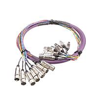 Switchcraft XLRM05XLRF ອຸປະກອນເສີມ XLR M-XLR F, 5 FT 8 CH AUD SNAKE