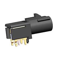 Raydiall Automotive R197.166.A14 ຕູ້ຕໍ່ PCB ມຸມຂວາ ປັດແລະປະກອບຮູບ Fakra PCB header ມີລະຫັດການລະຫັດພິກັດຜິດ A