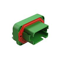 Amphenol SINE Systems AT13-12PC-BM17 ຕົວເຊື່ອມ RA Flng Mnt PCB Rcpt 12POS Grn Tin Cont C