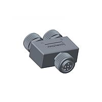 Amphenol LTW YA-A05F-A05F-A05F-01 ຕົວເຊື່ອມຕໍ່ມິດຕຣິກວົງກົມ Circular Metric Connector, Y Adaptor, ເຫລັກ, A Coding, 4A, 05 ຂາຍ, (ສິ້ນ 1) ຜູ້ຍິງ ຜູ້ຍິງ, (ສິ້ນ 2) ຜູ້ຍິງ ຜູ້ຍິງ, (ສິ້ນ 3) ຜູ້ຍິງ ຜູ້ຍິງ, ການດັບສະບັບສະບັບ, IP68 Mated