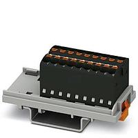 PHOENIX CONTACT 1046955 ບລັອກການຈັດຈໍາໜ່າຍ PTFIX 18X1 5-NS35 BK