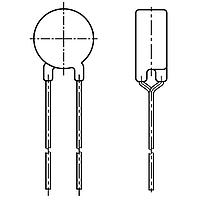 EPCOS B59884C0120A070 PTC Thermistors 600ohms 0.2A 884-A 1