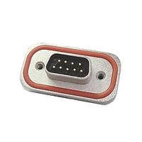 Amphenol Commercial Products MDBE09PE860 ປລັກ DSUB; ຜູ້ຊາຍ PCB; ປົກກັນເຫຼັ້ມເຫຼັ້ມແຫ່ງແຫຼງ; 4-40 ການກວດສອບ