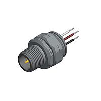 Amphenol CONEC 43-01094 ປຸ່ມຊອກ M12 ຜູ້ຊາຍ ML SCK M12X1 ມີສາຍສົ່ງສະເຫຼີມສ່ວນຫນ້າ FRNT MNT REPSITN PG9