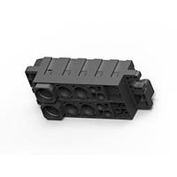 AMP Connectors - TE Connectivity 2212250-1 ຕໍ່ຕໍ່ພະລັງງານຫນັກ FORGE, ASSY PIN, 2#0 4#4-2#8-1#12-1#22